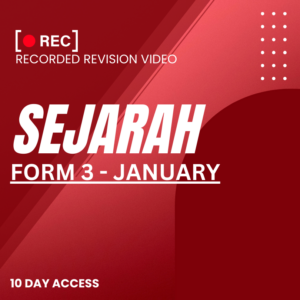 RRV – SEJARAH-FORM 3 – JANUARY – 2025