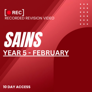 RRV – SAINS-YEAR 5 – FEBRUARY – 2025