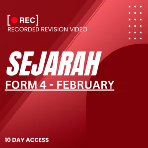 RRV – SEJARAH-FORM 4 – FEBRUARY – 2025