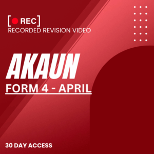RRV – AKAUN – FORM 4 – APRIL – 2025