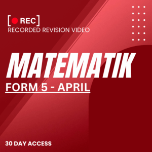 RRV – MATEMATIK-FORM 5 – APRIL – 2025 – SIR EZA