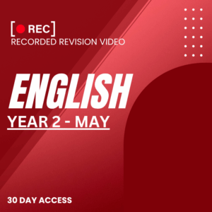 RRV – ENGLISH -YEAR 2- MAY – 2025