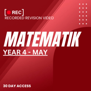 RRV – MATEMATIK-YEAR 4- MAY – 2025