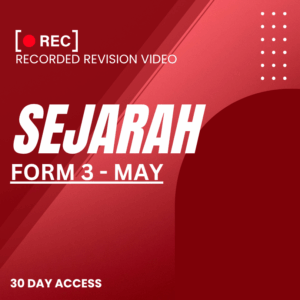 RRV – SEJARAH-FORM 3 – MAY – 2025