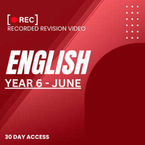 RRV – ENGLISH -YEAR 6- JUNE – 2025