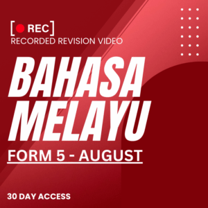 RRV – BAHASA MELAYU-FORM 5 – AUGUST – 2025
