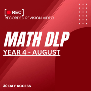 RRV – MATEMATIK DLP-YEAR 4- AUGUST – 2025
