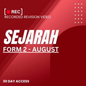 RRV – SEJARAH-FORM 2 – AUGUST – 2025