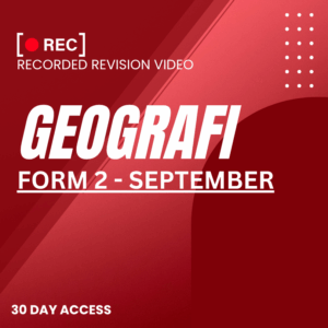 RRV – GEOGRAFI-FORM 2 – KELAS B – SEPTEMBER – 2025
