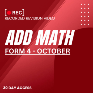 RRV – ADD MATH – FORM 4 – OCTOBER – 2025