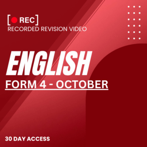 RRV – ENGLISH -FORM 4 – OCTOBER – 2025
