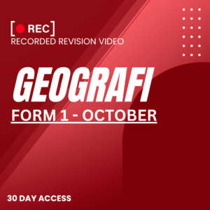 RRV – GEOGRAFI -FORM 1 – KELAS B – OCTOBER – 2025