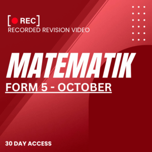 RRV – MATEMATIK-FORM 5 – OCTOBER – 2025 – SIR EZA