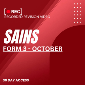 RRV – SAINS-FORM 3 – NOVEMBER – 2025