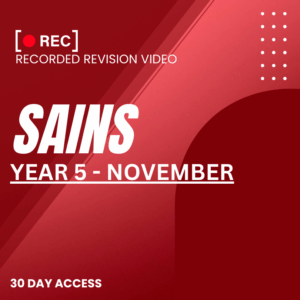 RRV – SAINS-YEAR 5 – NOVEMBER – 2025