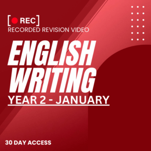 RRV – ENGLISH WRITING -YEAR 2 – JANUARY – 2026
