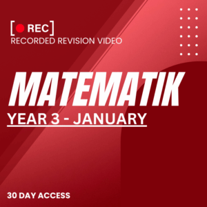RRV – MATEMATIK-YEAR 3 – JANUARY – 2026