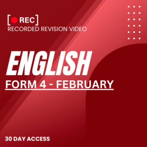 RRV – ENGLISH -FORM 4 – FEBRUARY – 2026