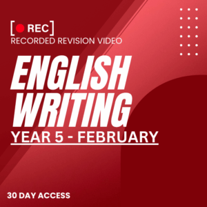 RRV – ENGLISH WRITING -YEAR 5 – FEBRUARY – 2026