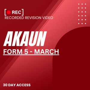 RRV – AKAUN-FORM 5 – MARCH – 2026