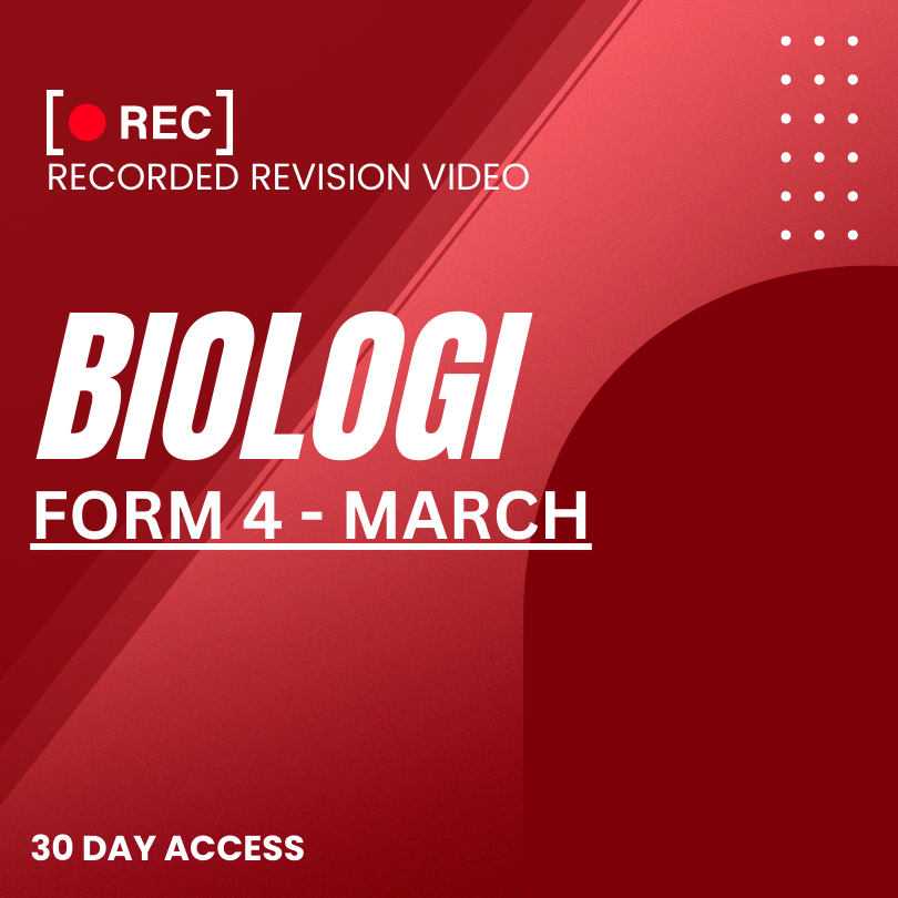 RRV – BIOLOGI – FORM 4 – MARCH– 2026