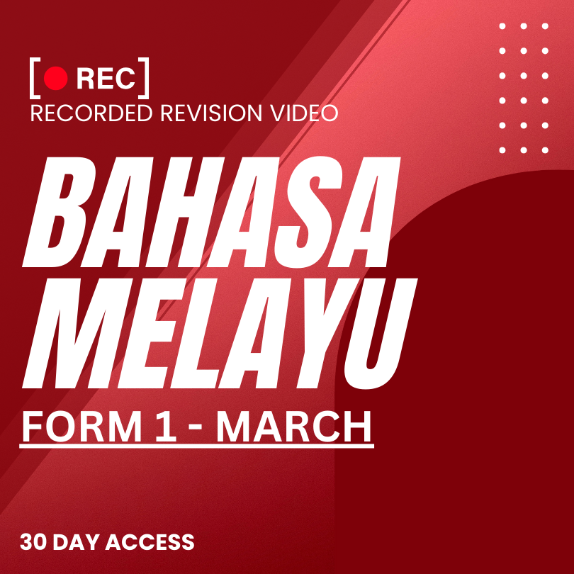 RRV – BAHASA MELAYU-FORM 1 – KELAS B – MARCH – 2026