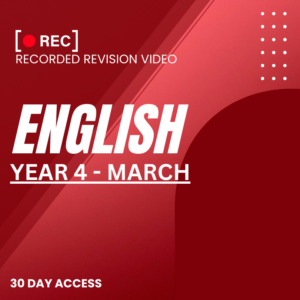 RRV – ENGLISH -YEAR 4- MARCH – 2026