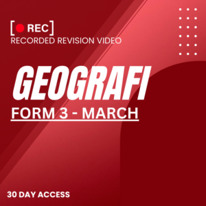 RRV – GEOGRAFI-FORM 3 – KELAS B – MARCH – 2026
