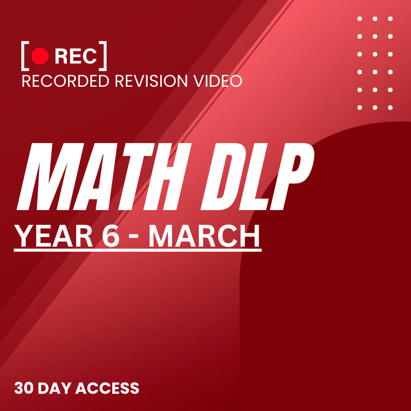RRV – MATH DLP-YEAR 6 – MARCH – 2026