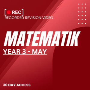 RRV – MATEMATIK-YEAR 3 – MAY – 2026