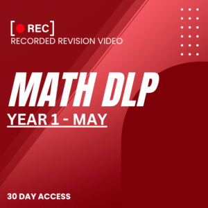 RRV – MATH DLP-YEAR 1 – MAY – 2026